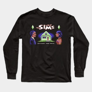 Sims Commodore 64 Mockup Long Sleeve T-Shirt